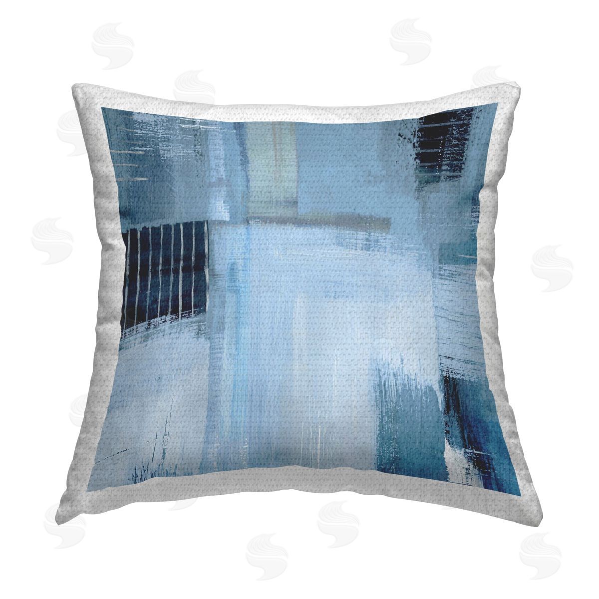Susan Jill Crosshatched Woven Abstract Outdoor Quick-Dry Polyester Printed Throw Pillow