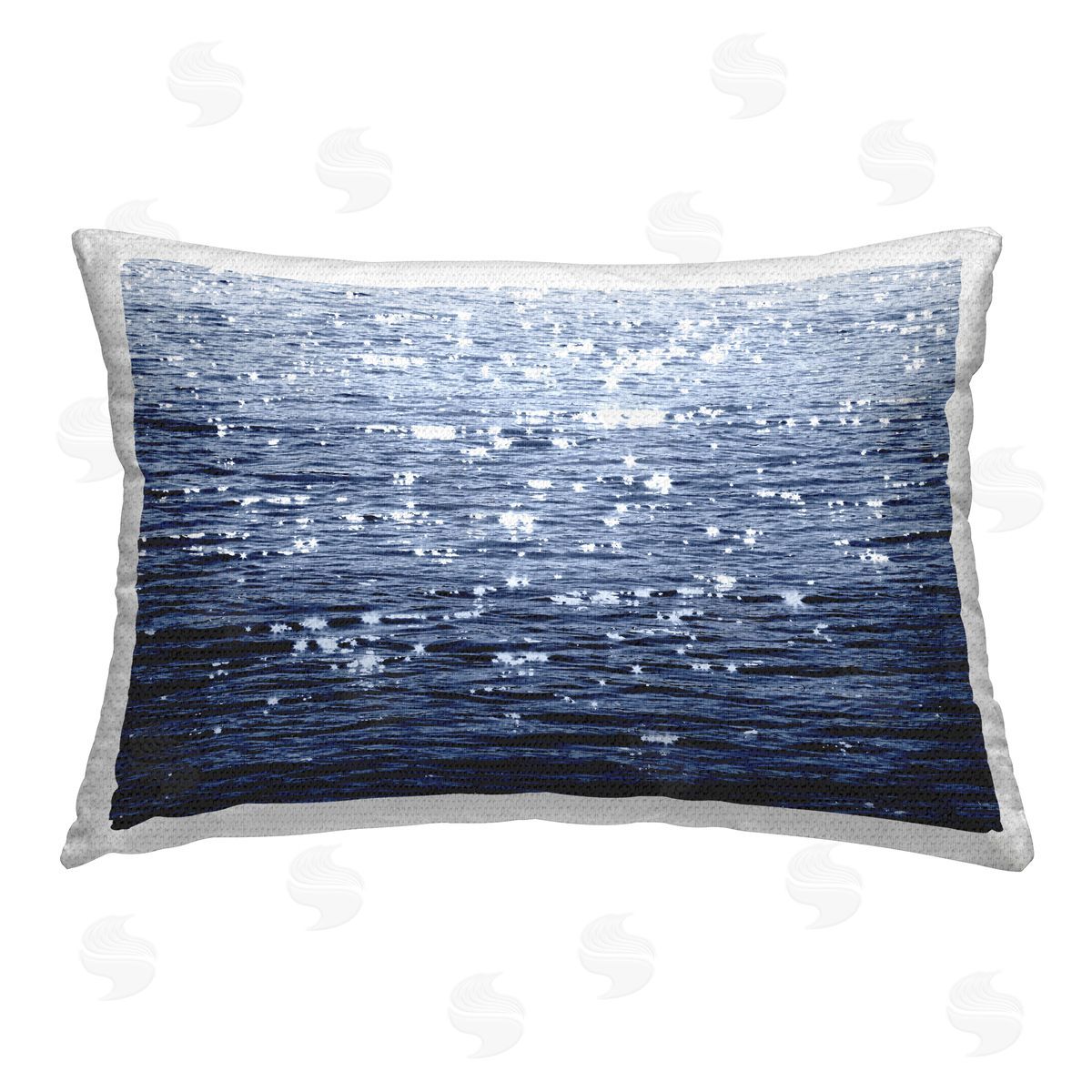 Maggie Olsen Sun Reflecting on Sea Outdoor Quick-Dry Polyester Printed Throw Pillow