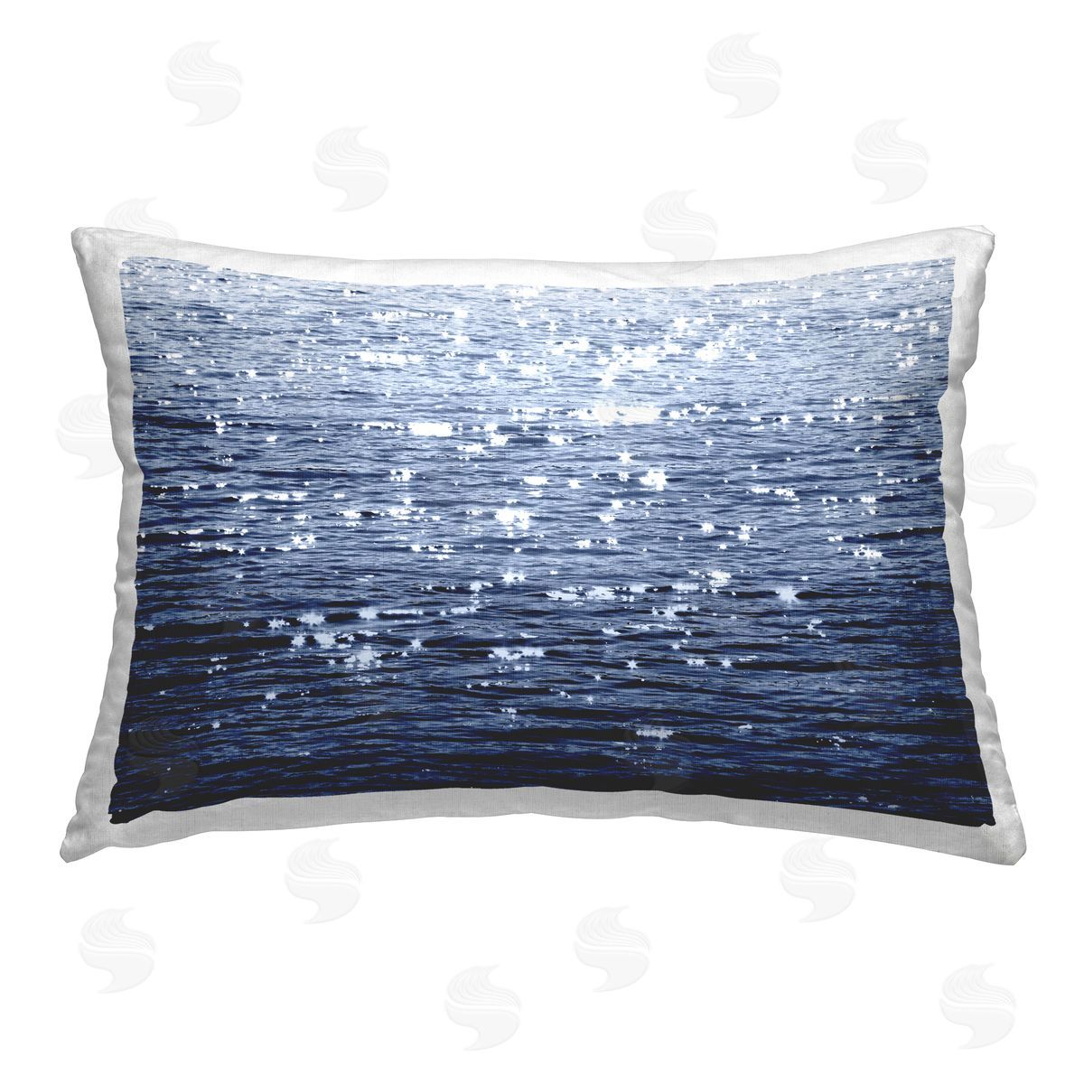 Maggie Olsen Sun Reflecting on Sea Printed Plush Polyester Throw Pillow