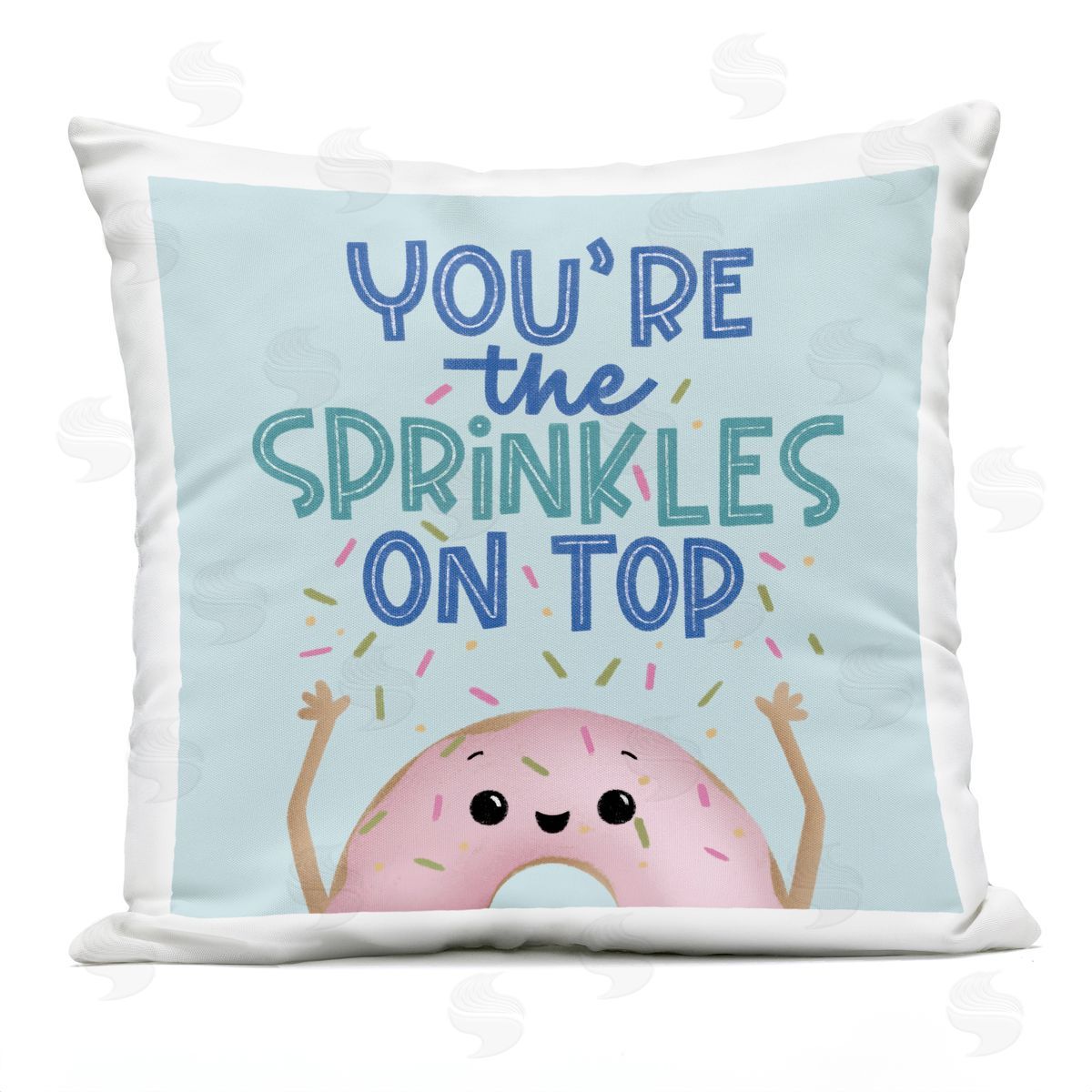 Sarah Hickman You're The Sprinkles On Top Outdoor Quick-Dry Polyester Printed Throw Pillow