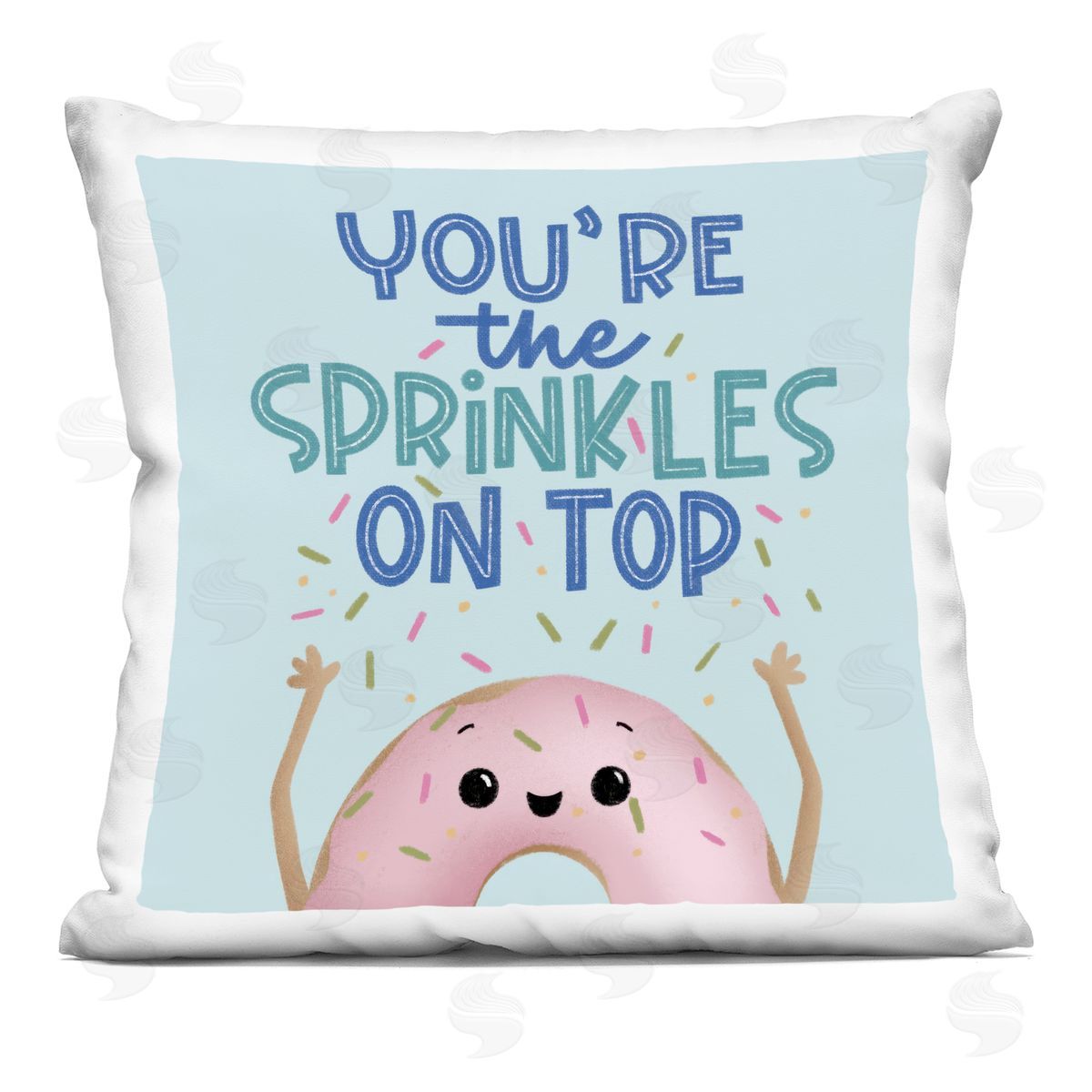 Sarah Hickman You're The Sprinkles On Top Printed Plush Polyester Throw Pillow