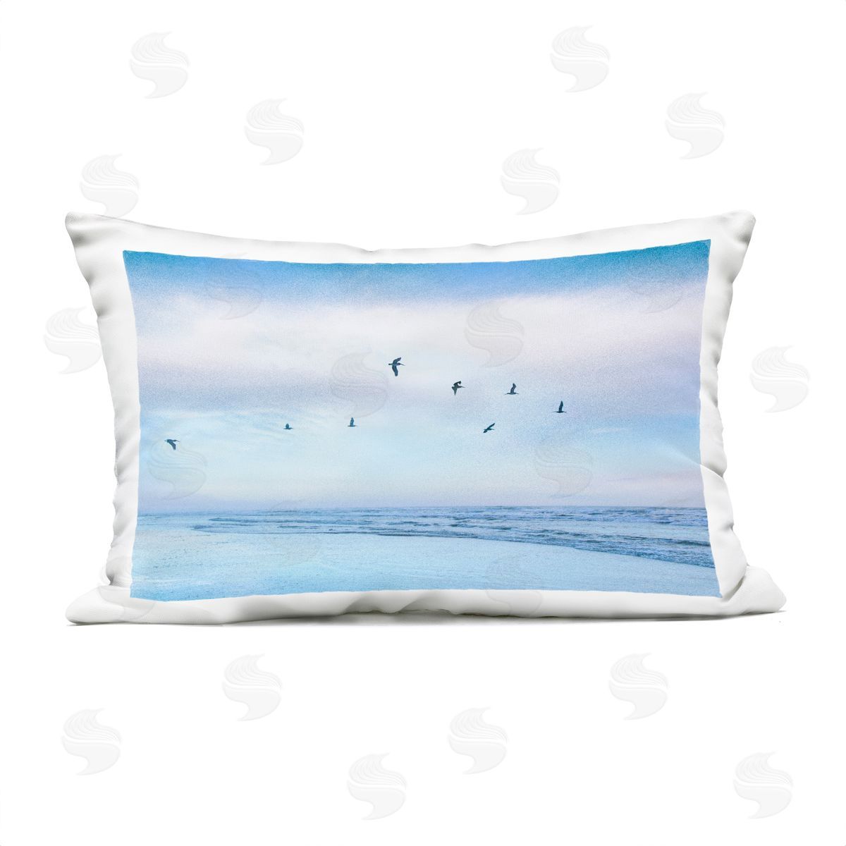 Karin Connolly Echoes Of The Shore Plush Polyester Art Print Pillow