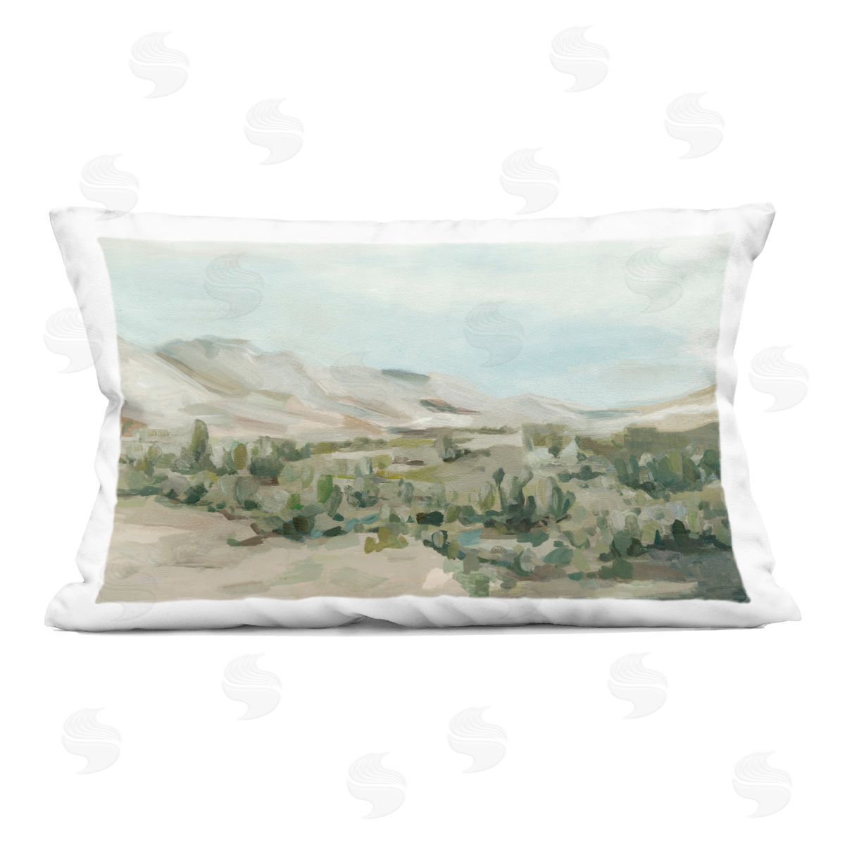 Hannah Dawson Desert Majesty Landscape Plush Polyester Art Print Pillow