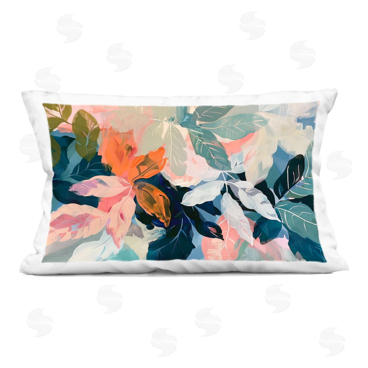 Elara Yasna Tropical Oasis Dream Plush Polyester Art Print Pillow