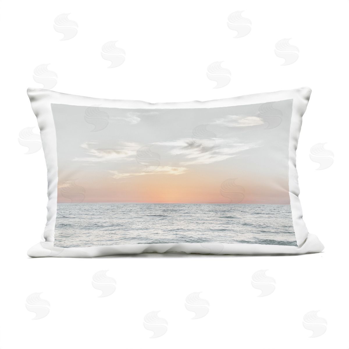 Karin Connolly Dancing Surf Beach Waves Plush Polyester Art Print Pillow