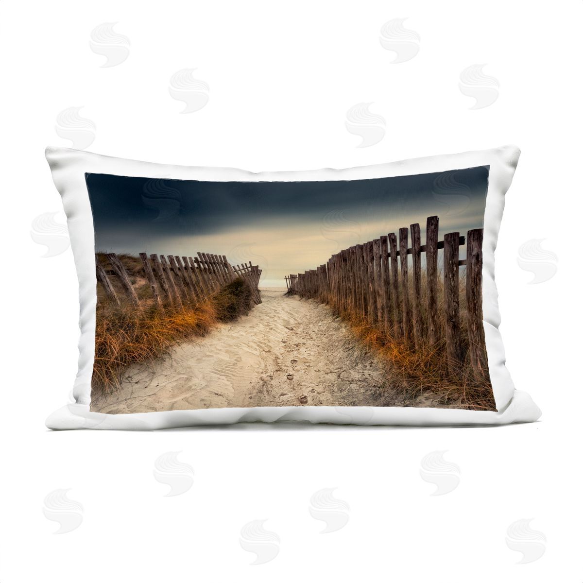 1x The Path That Lead To You Plush Polyester Art Print Pillow