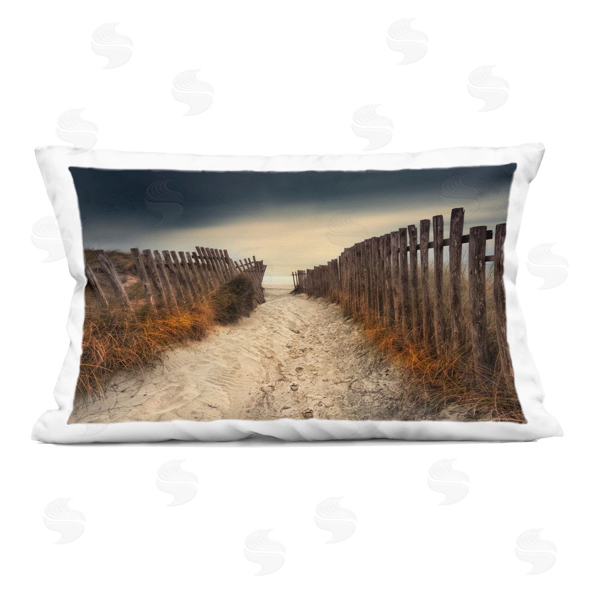1x The Path That Lead To You Plush Polyester Art Print Pillow