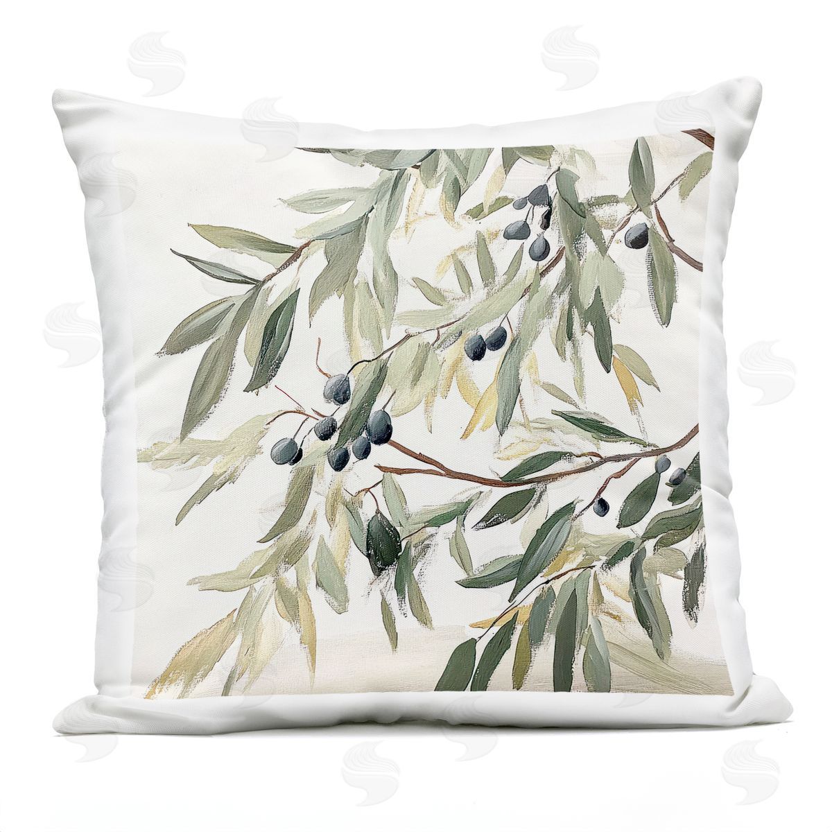Mona Grace Petals In Pastel Plush Polyester Art Print Pillow