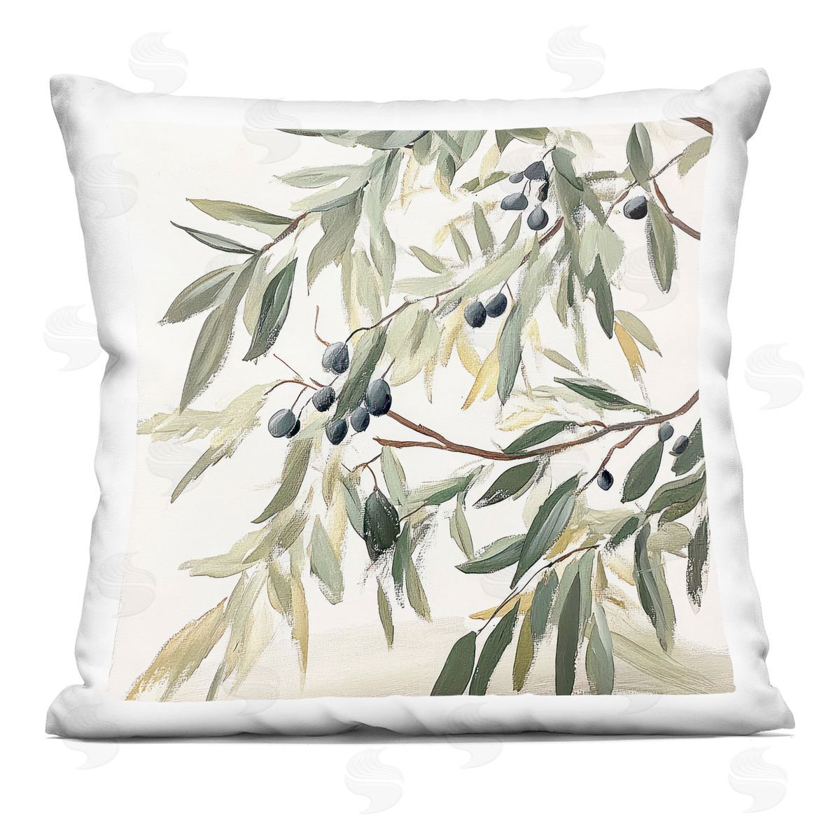 Mona Grace Petals In Pastel Plush Polyester Art Print Pillow