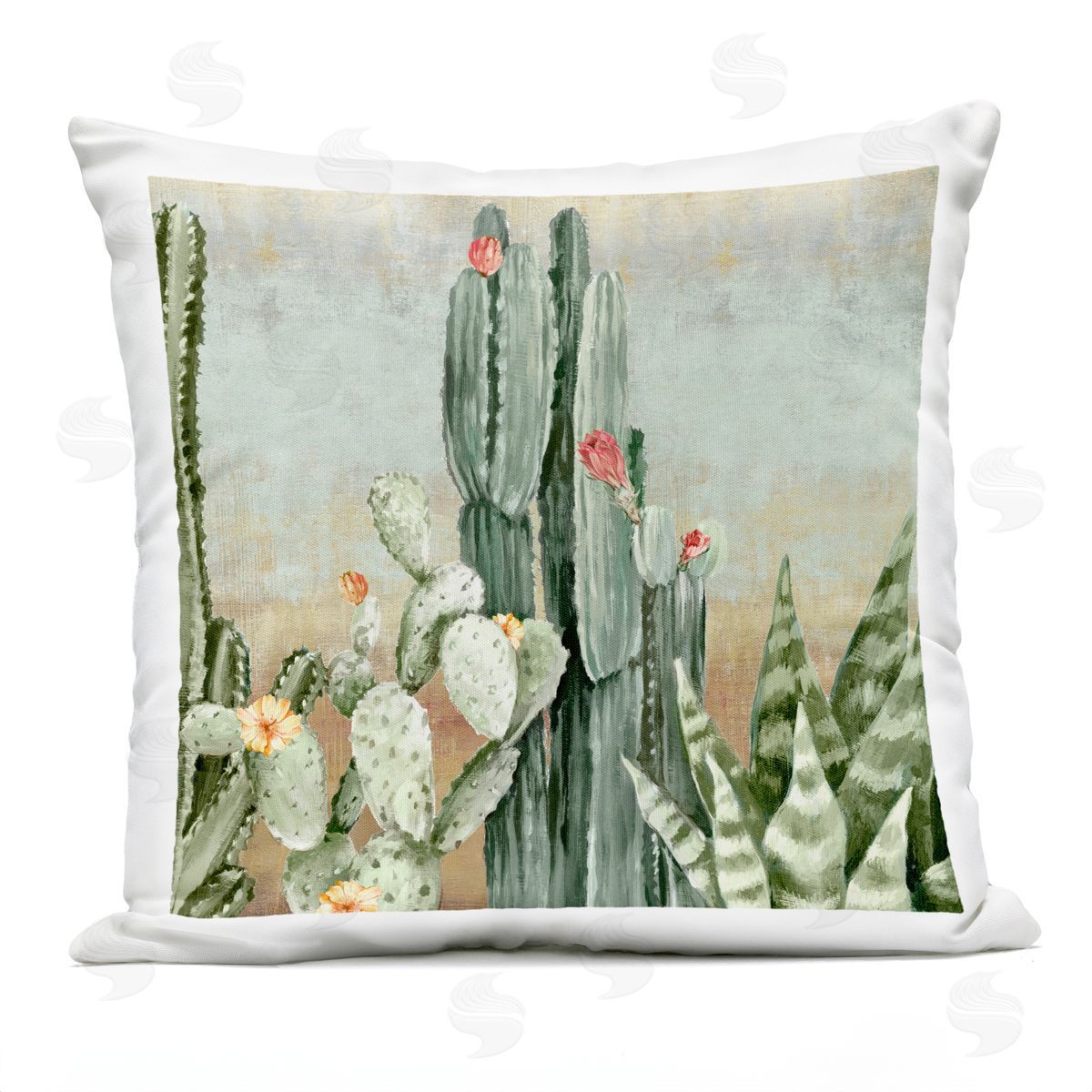 Luna Mavis Bloom Among Thorns Plush Polyester Art Print Pillow