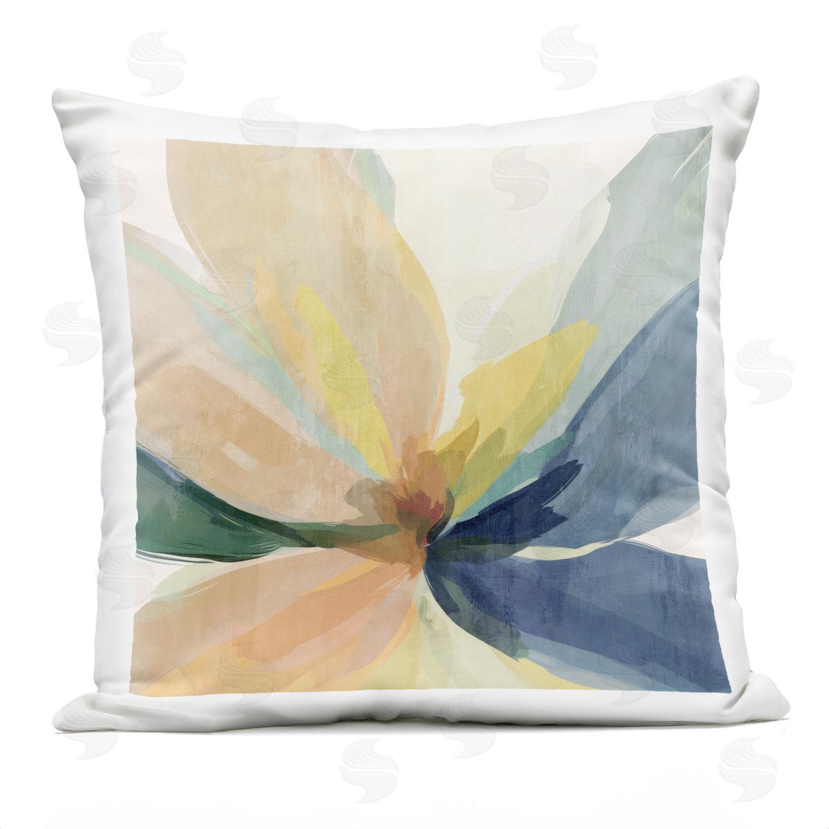 Irena Orlov Sunshine Floral Abstract Plush Polyester Art Print Pillow