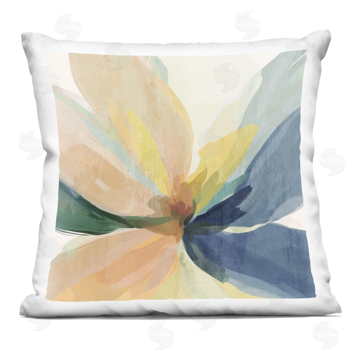 Irena Orlov Sunshine Floral Abstract Plush Polyester Art Print Pillow