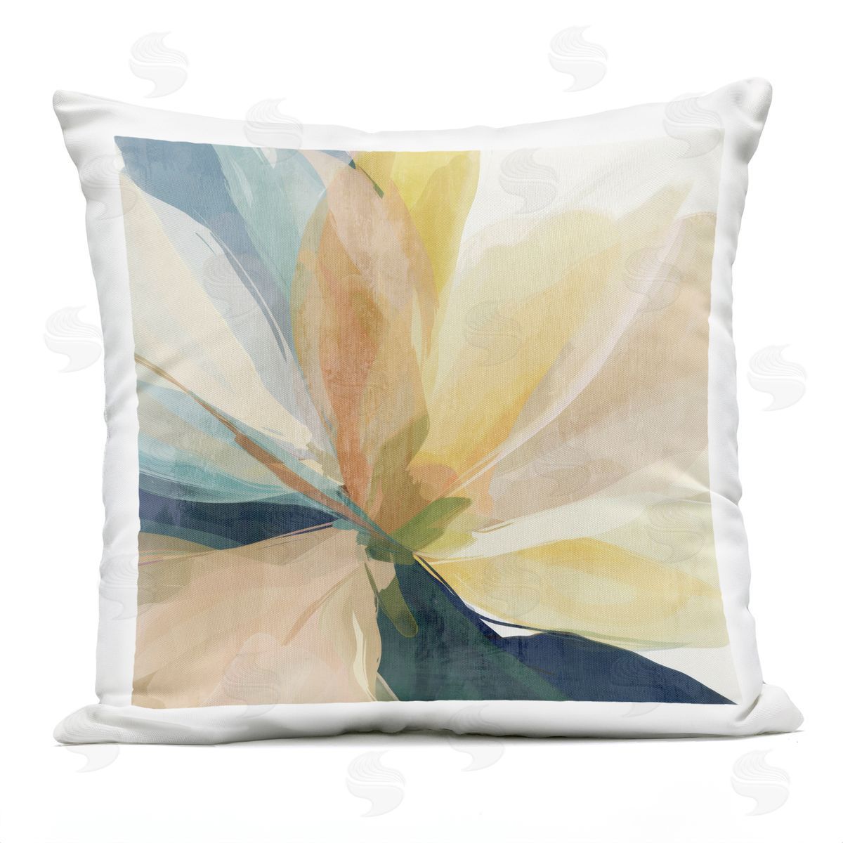 Irena Orlov Contemporary Sunshine Floral Plush Polyester Art Print Pillow