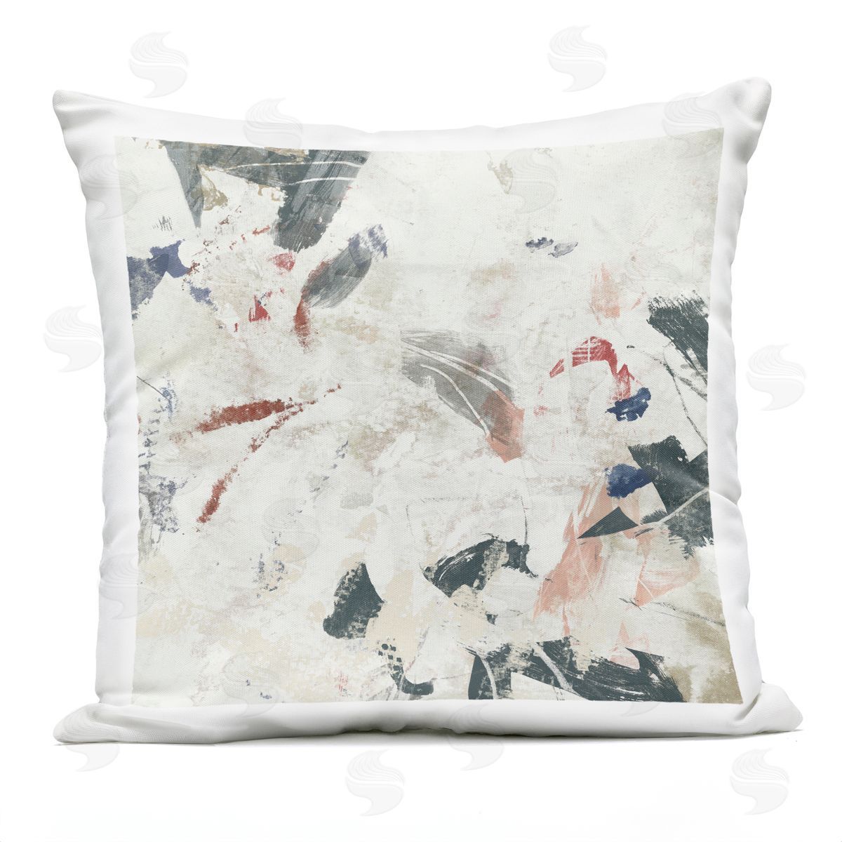 June Erica Vess Subtle Washi Expression Plush Polyester Art Print Pillow