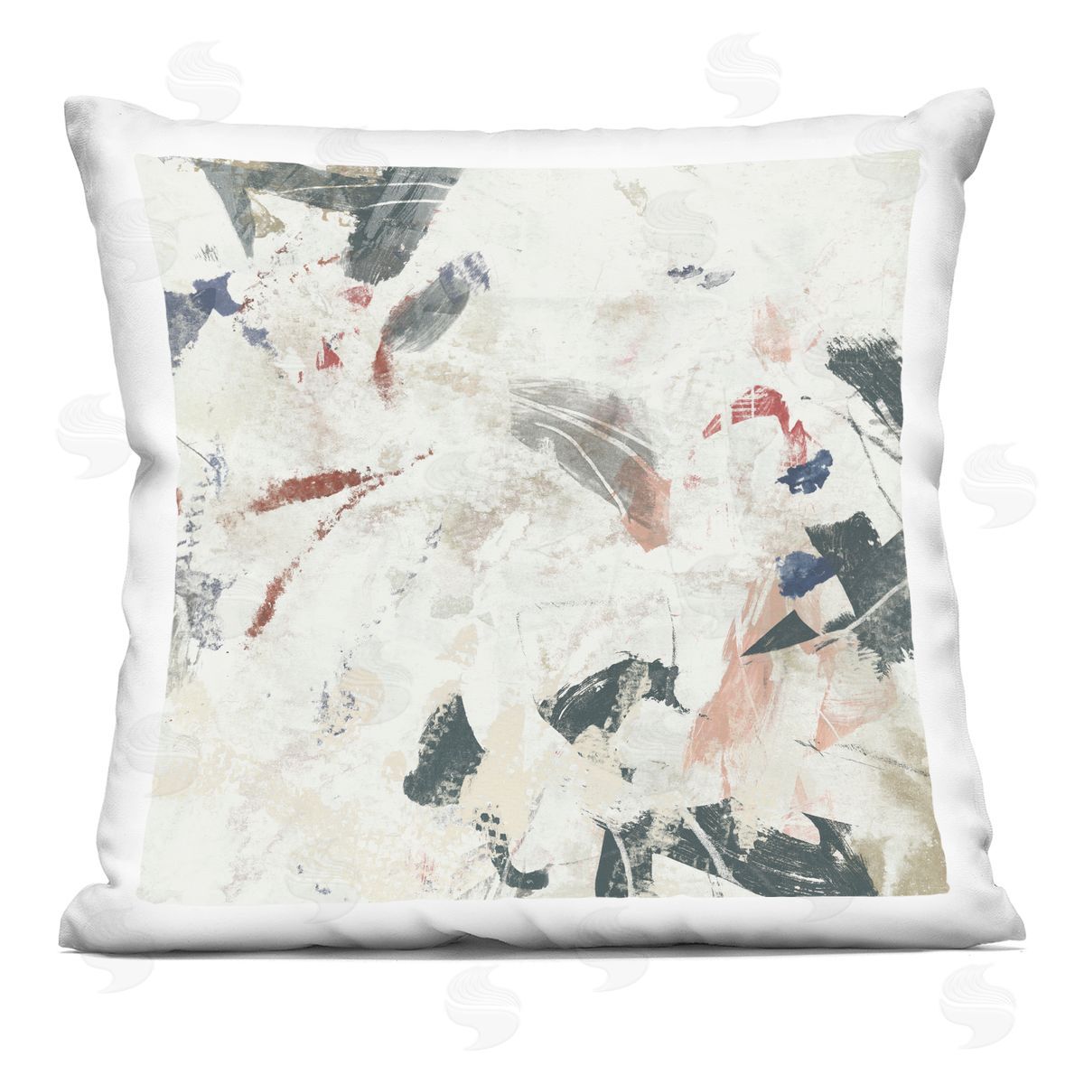 June Erica Vess Subtle Washi Expression Plush Polyester Art Print Pillow