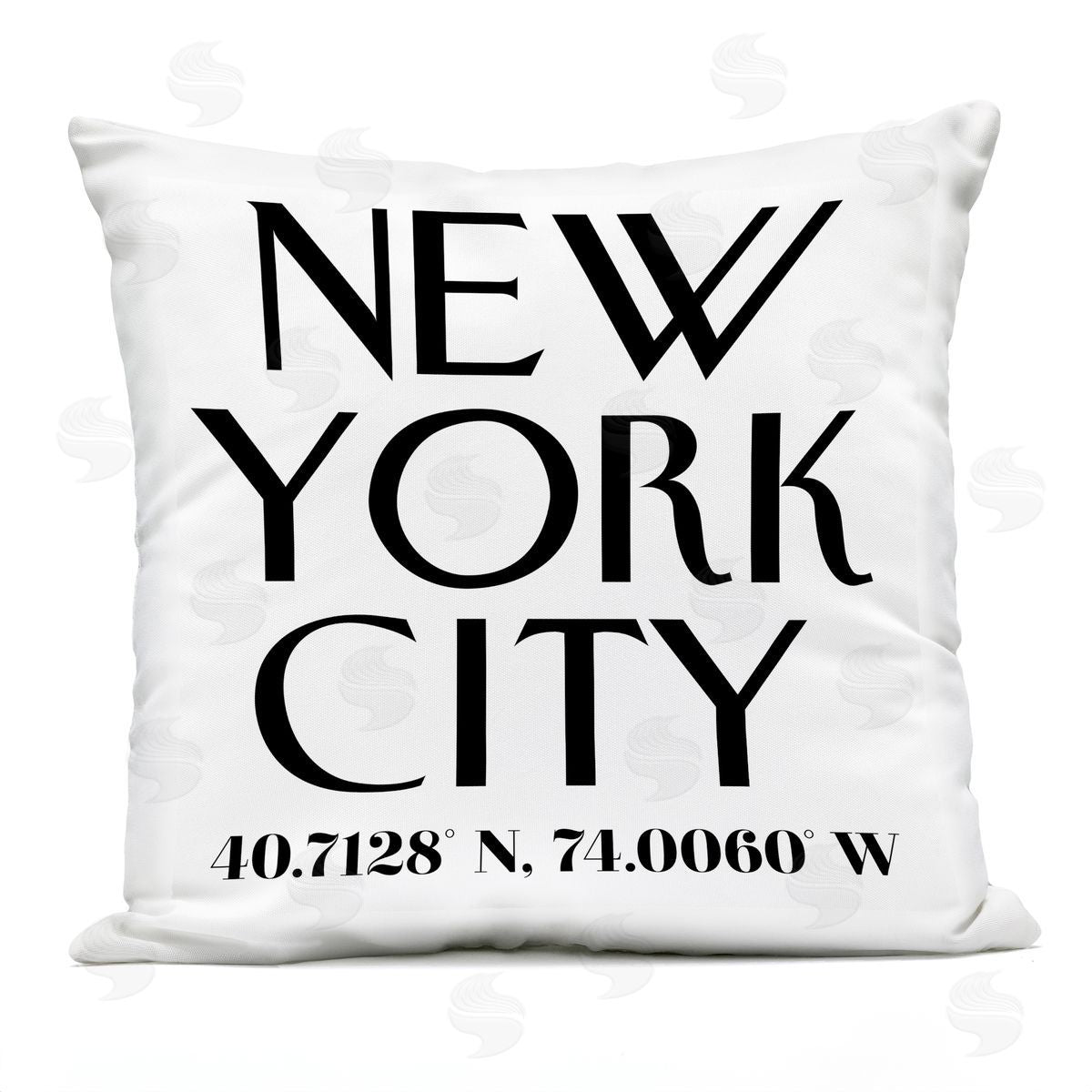 Annabelle Hall Urban NYC Coordinates Plush Polyester Art Print Pillow