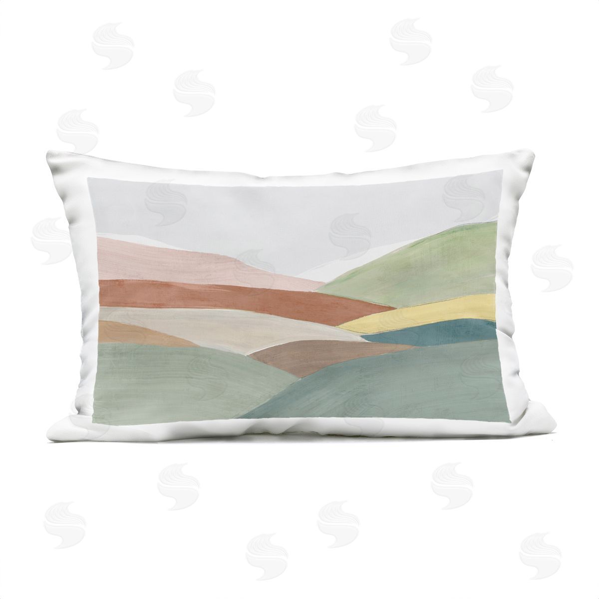 Ian C. Subtle Rolling Hills Plush Polyester Art Print Pillow