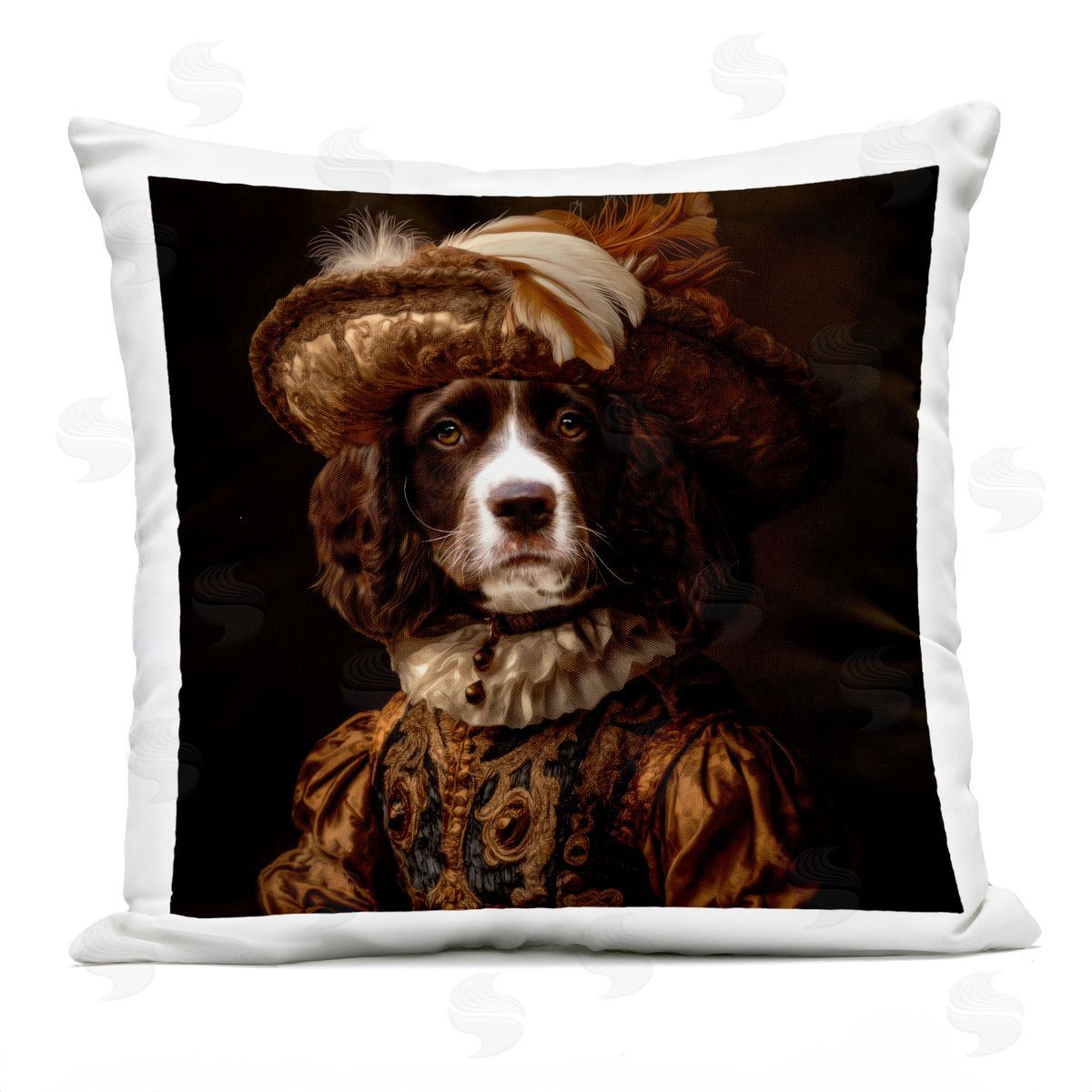 Kelley Parker Canine Crown Prince Plush Polyester Art Print Pillow