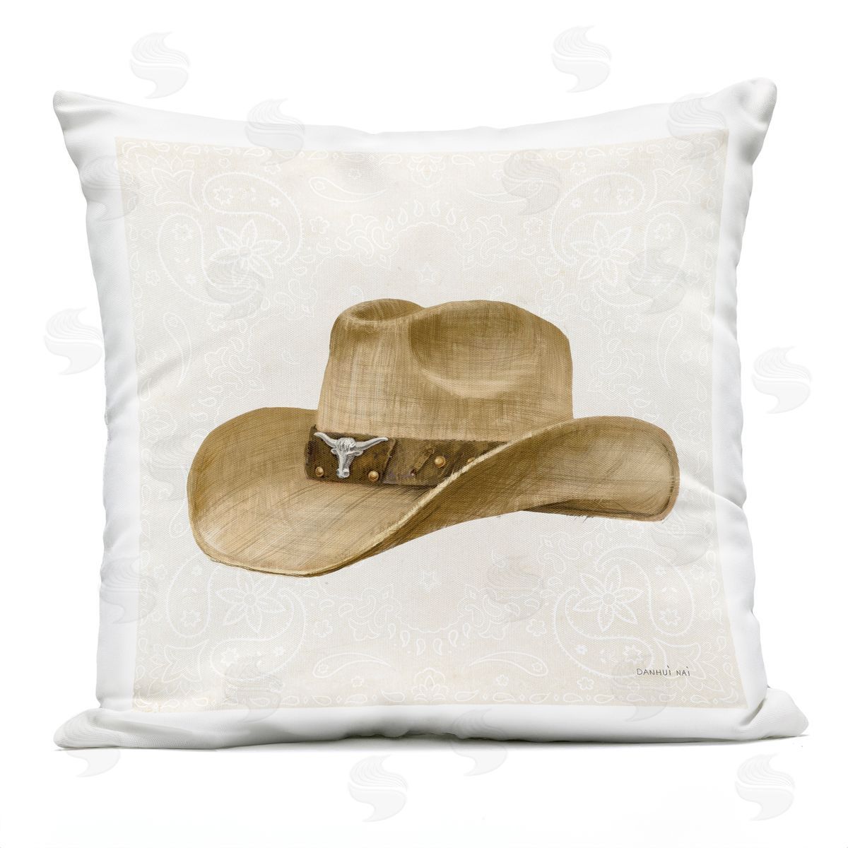 Danhui Nai Cowboy Rider of Range Outdoor Printed Pillow