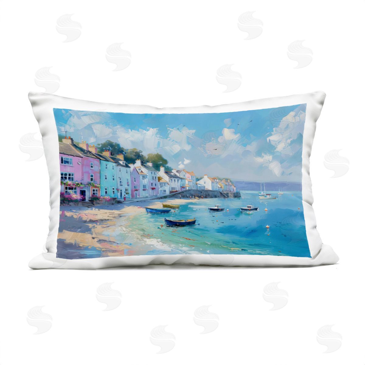 LSR Design Studio A Place To Stay Scenery Outdoor Printed Pillow