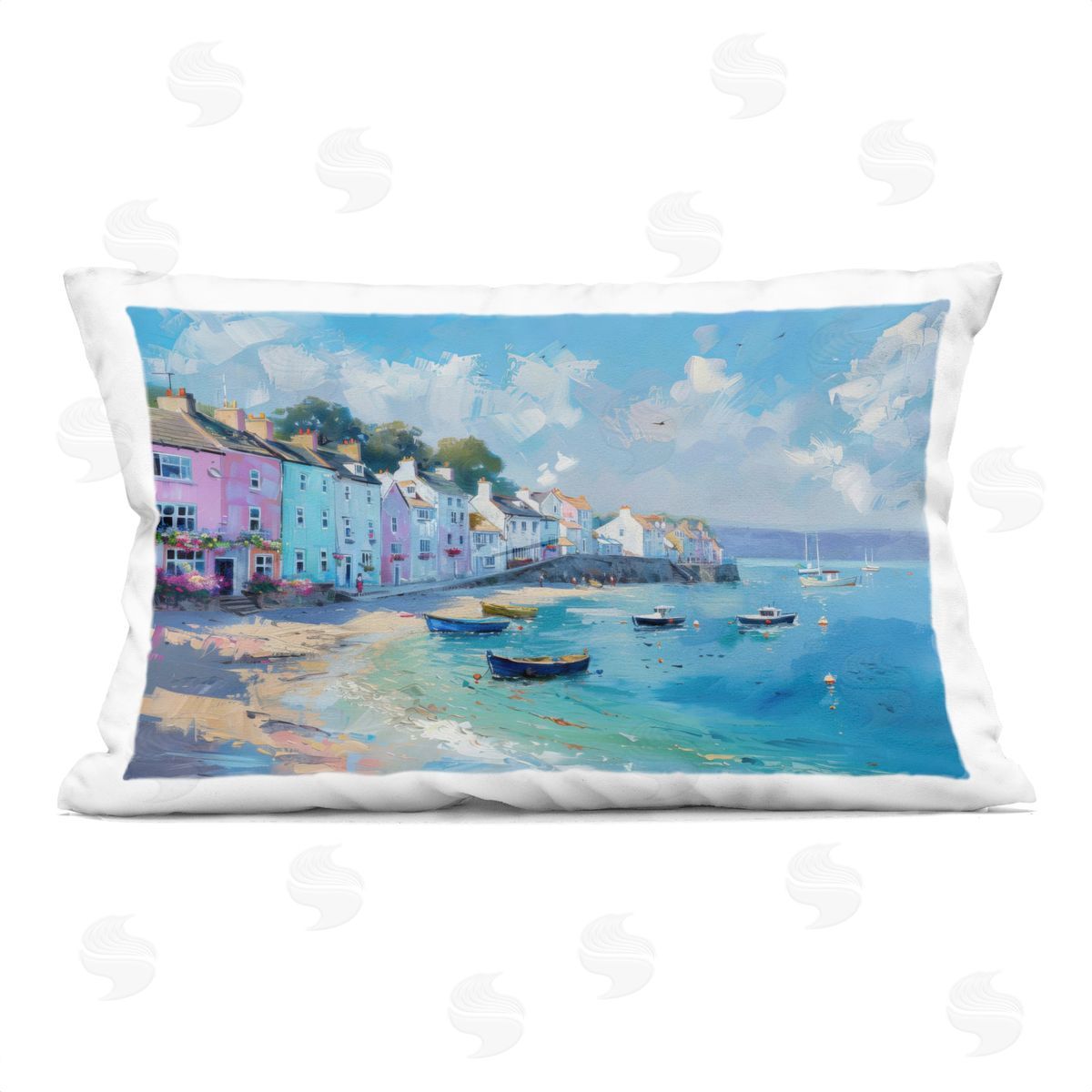 LSR Design Studio A Place To Stay Scenery Indoor Printed Pillow Art