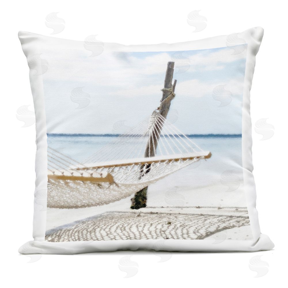 Noah Bay Beachside Hammock Coast Outdoor Printed Pillow