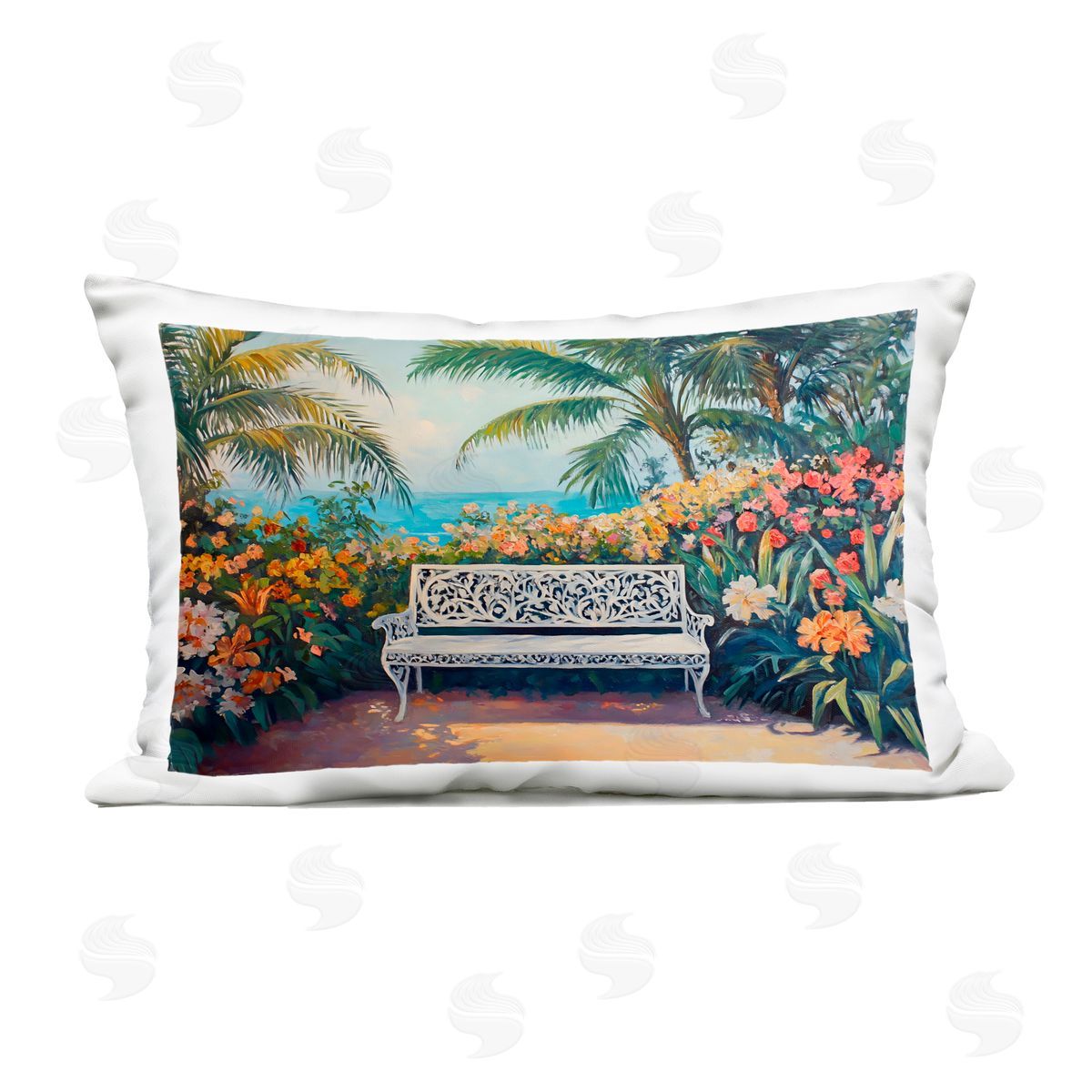 Franklyn Gregory Picture Perfect Tropics Outdoor Printed Throw Pillow