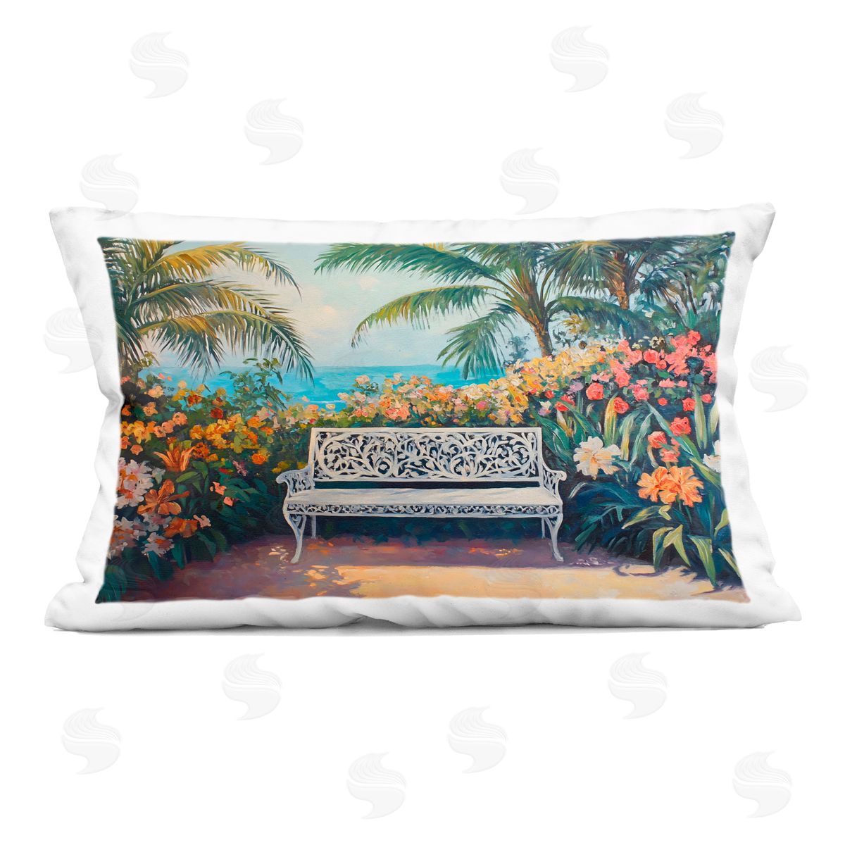 Franklyn Gregory Picture Perfect Tropics Indoor Printed Throw Pillow