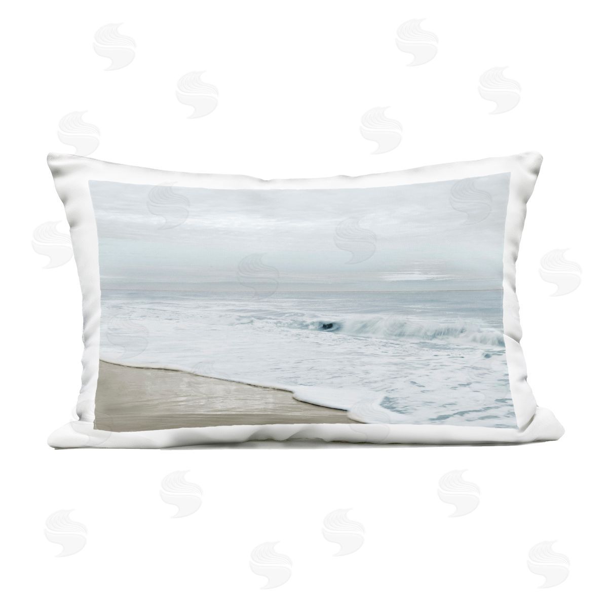 Natalie Carpentieri Morning Bliss Beach Scene Outdoor Printed Pillow
