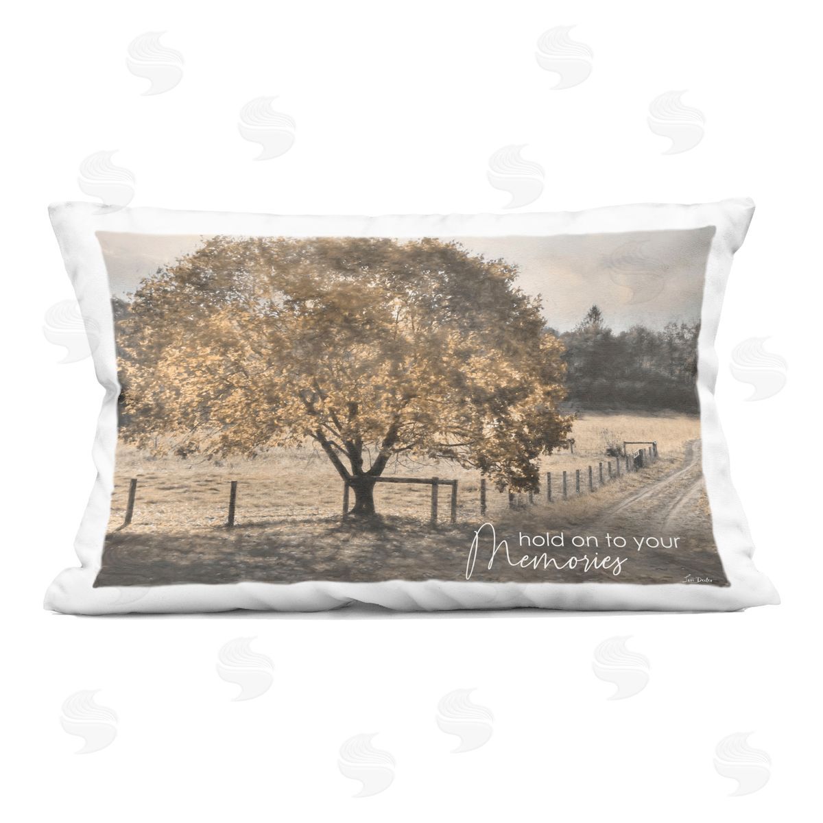 Lori Deiter Hold on To Memories Landscape Indoor Printed Throw Pillow
