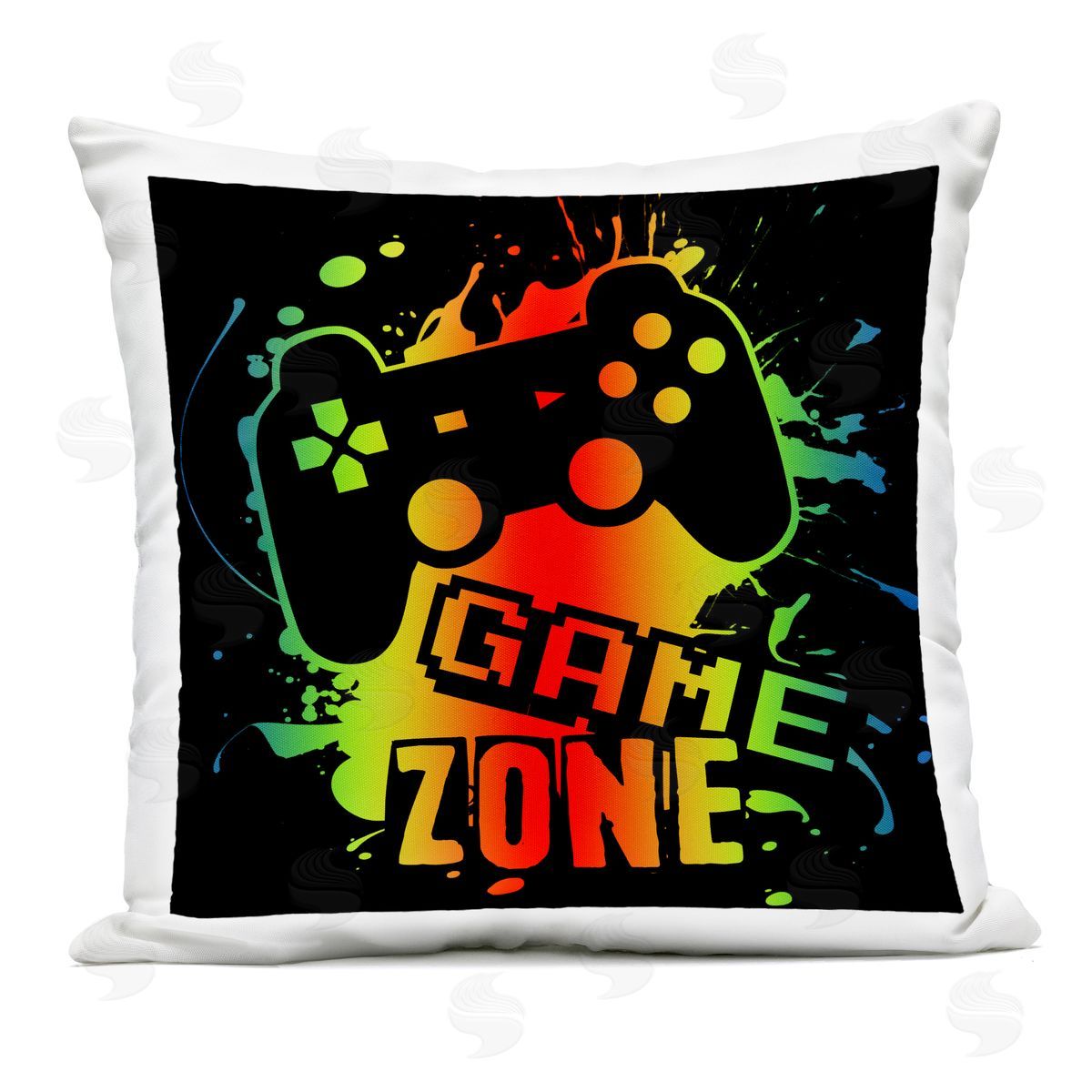 Marcus Prime Gradient Gaming Zone Outdoor Printed Throw Pillow