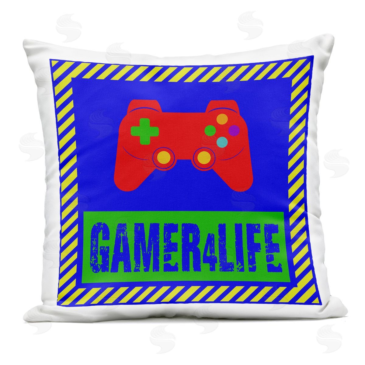 Marcus Prime Gamer 4 Life  Outdoor Printed Throw Pillow
