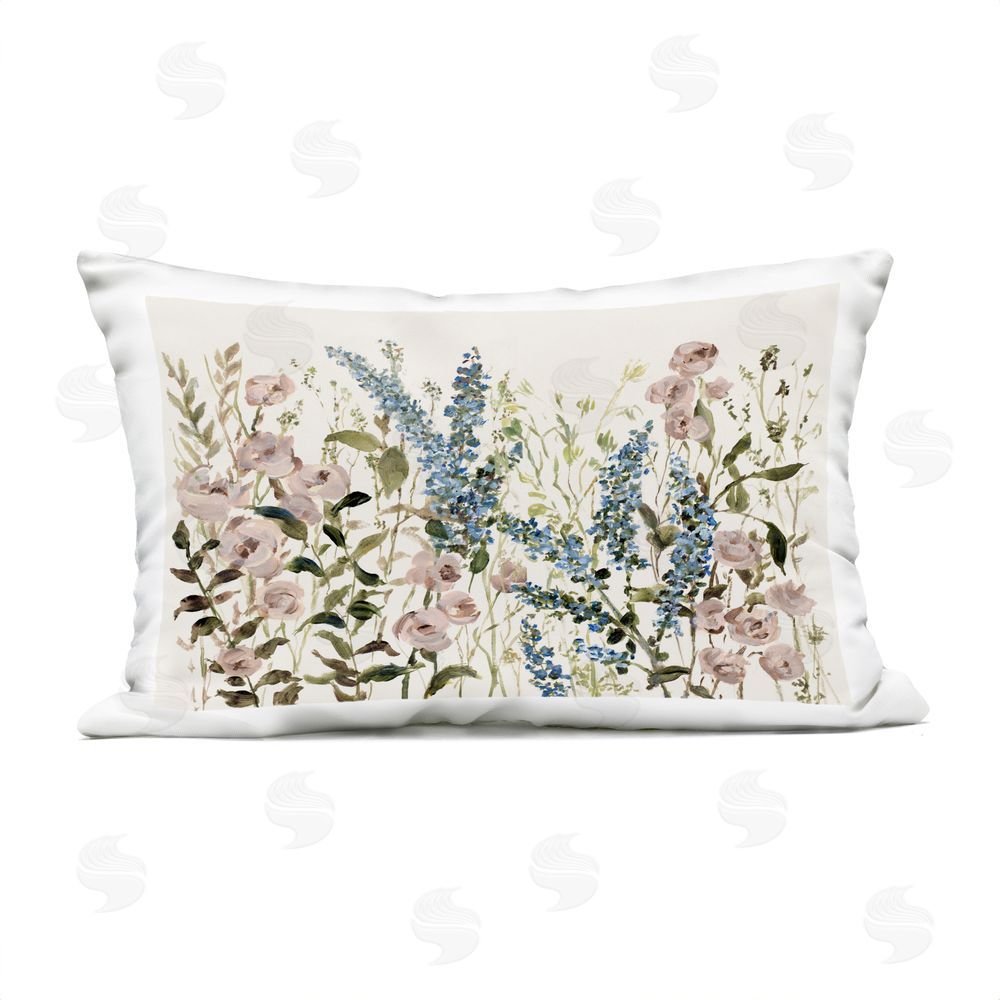 Lanie Loreth Petal Groove Botanicals Outdoor Rectugular Printed Throw Pillow