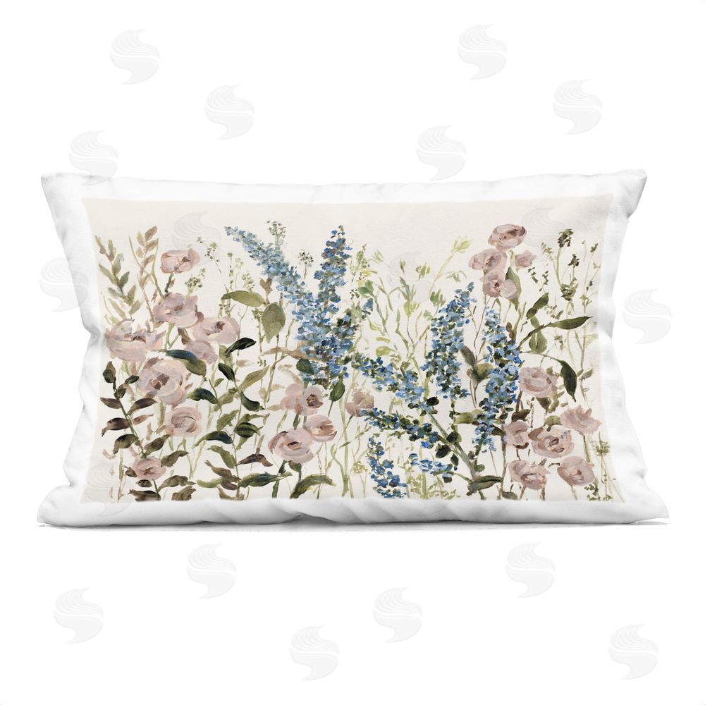 Lanie Loreth Petal Groove Botanicals Rectugular Printed Throw Pillow