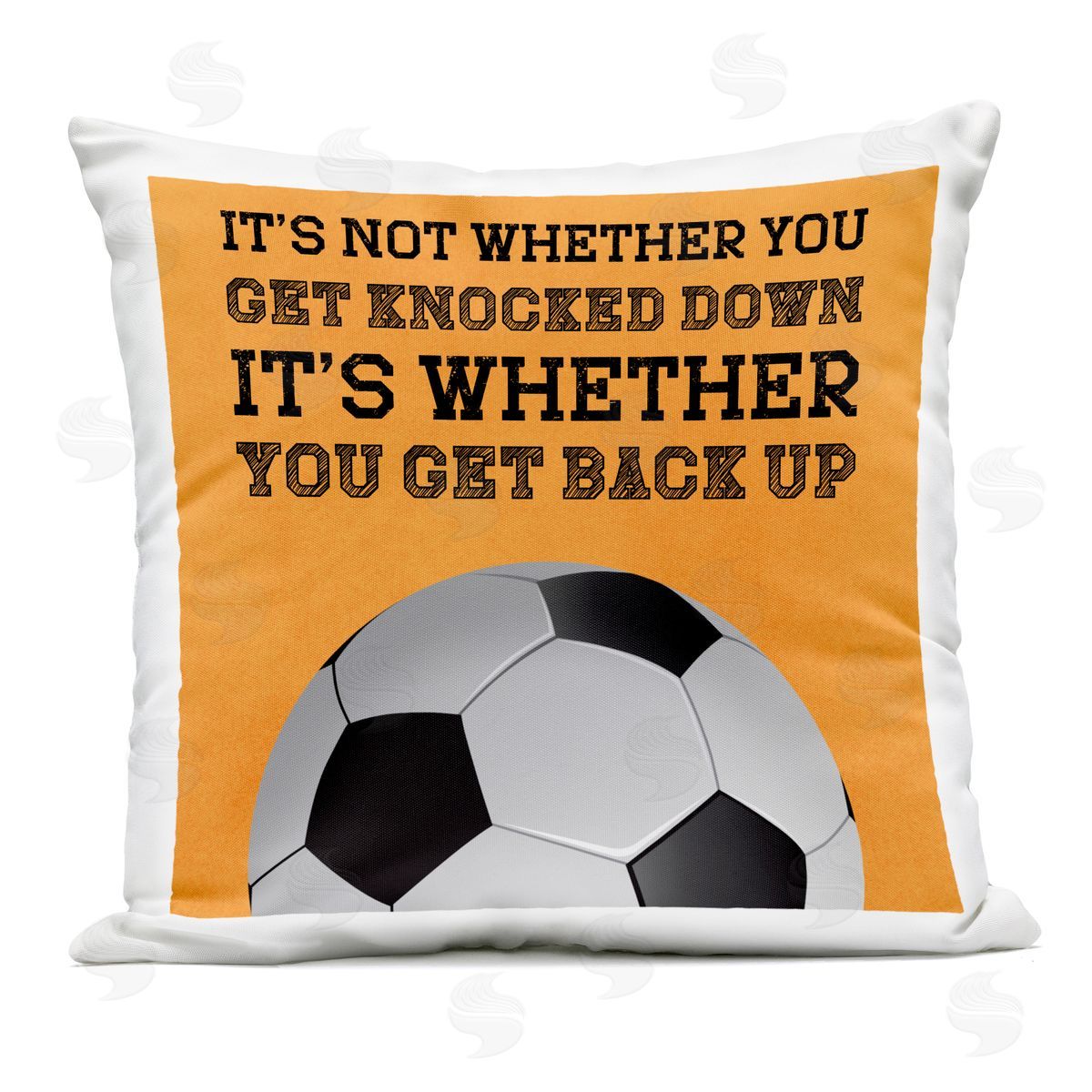 Marcus Prime Whether You Get Back Up Outdoor Square Printed Throw Pillow