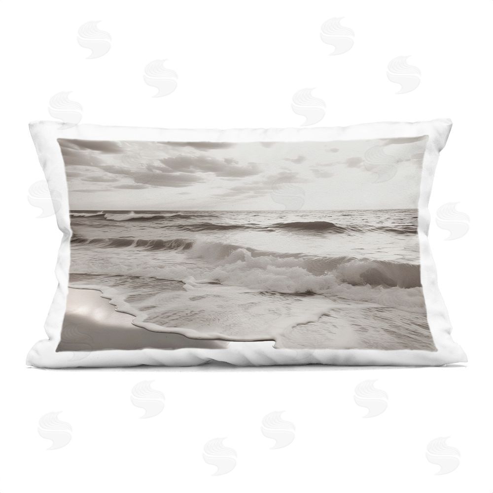 Decent Exposures Beach View Reverie Rectugular Printed Throw Pillow