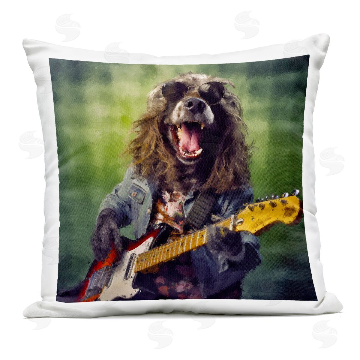 Sean Parnell Musician Mutt Halen Outdoor Square Printed Throw Pillow