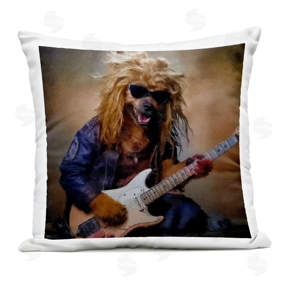Sean Parnell Musician Canine Clark Outdoor Square Printed Throw Pillow