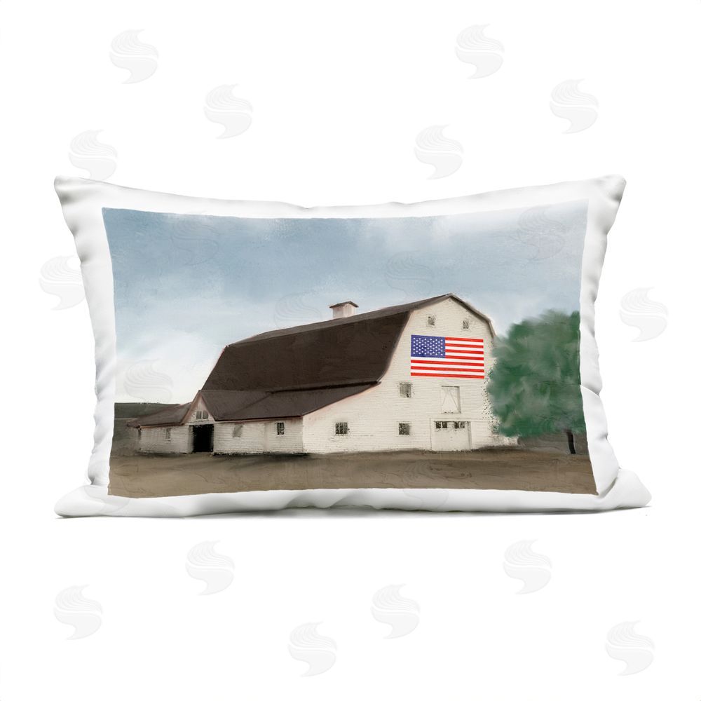Kim Allen American Barn Dreams Outdoor Printed Throw Pillow