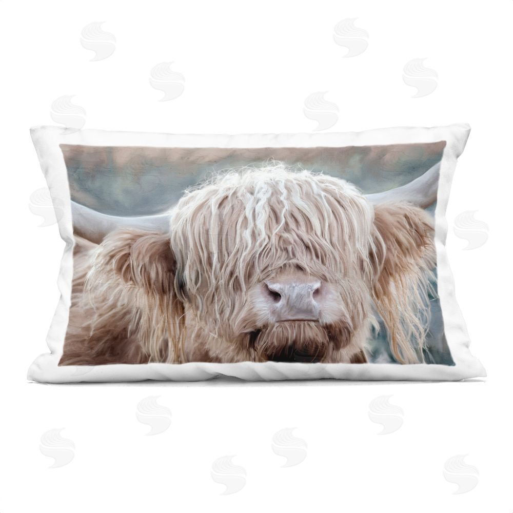 Kim Allen In the Highlands Photograph Printed Throw Pillow