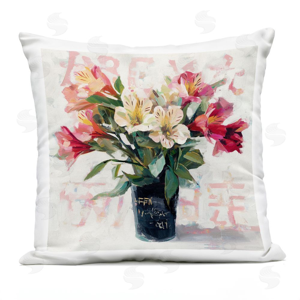 Svetlana Aleynikova Street Style Harmony Bouquet Outdoor Printed Throw Pillow