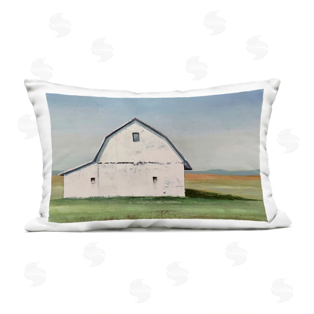 Gina Matarazzo Weathered and Wise Barn Outdoor Printed Throw Pillow