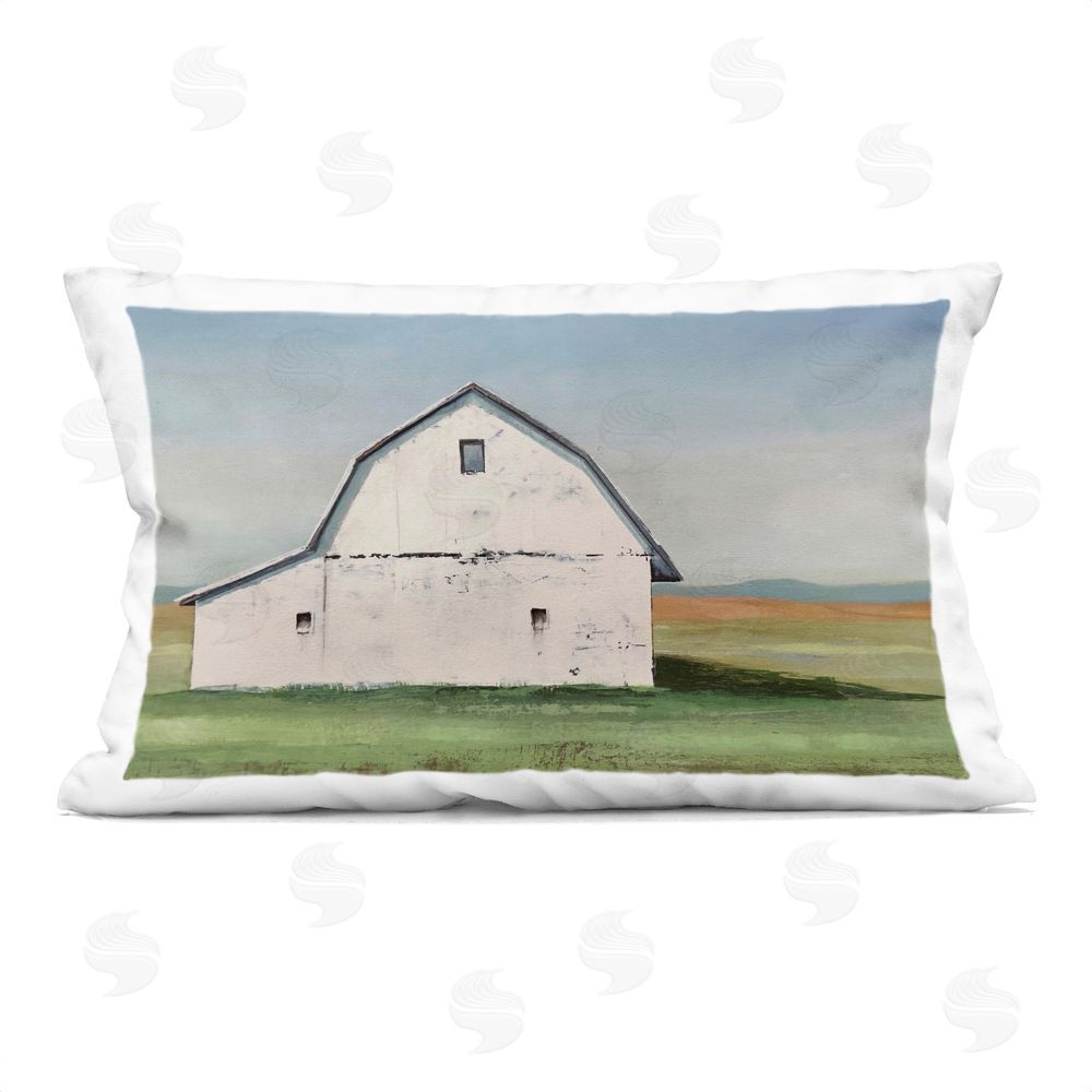 Gina Matarazzo Weathered and Wise Barn Printed Throw Pillow