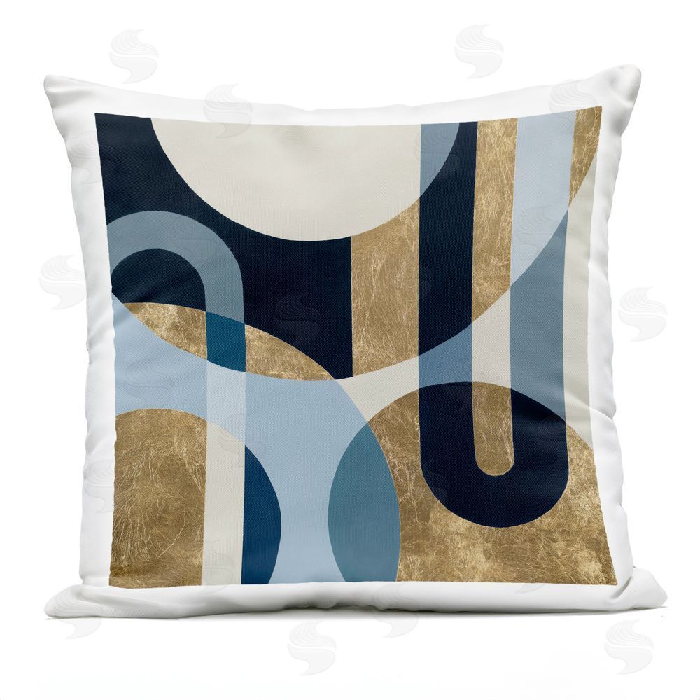 Gina Matarazzo Earthly Shapes & Arches Outdoor Printed Throw Pillow