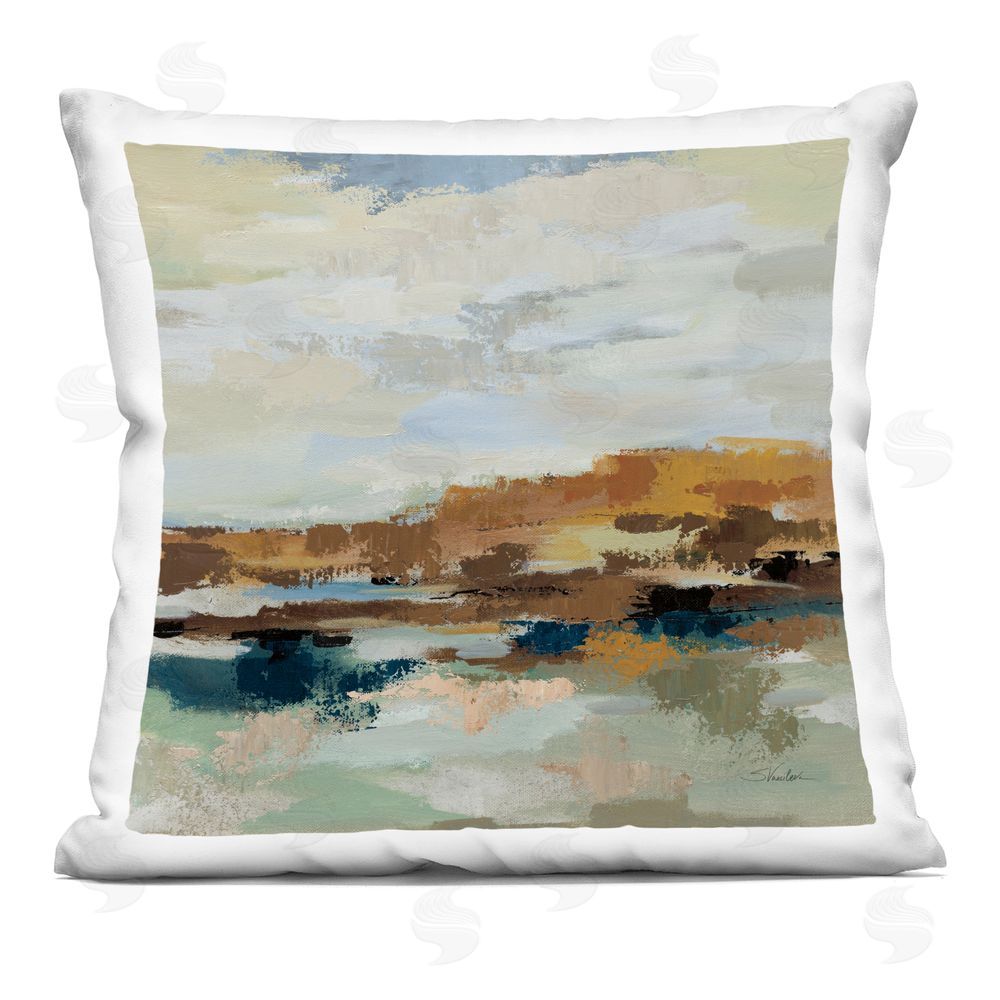 Silvia Vassileva American West Distortion Printed Throw Pillow