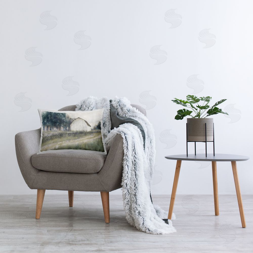 Kamdon Kreations Another Path Abstraction Printed Throw Pillow in Room