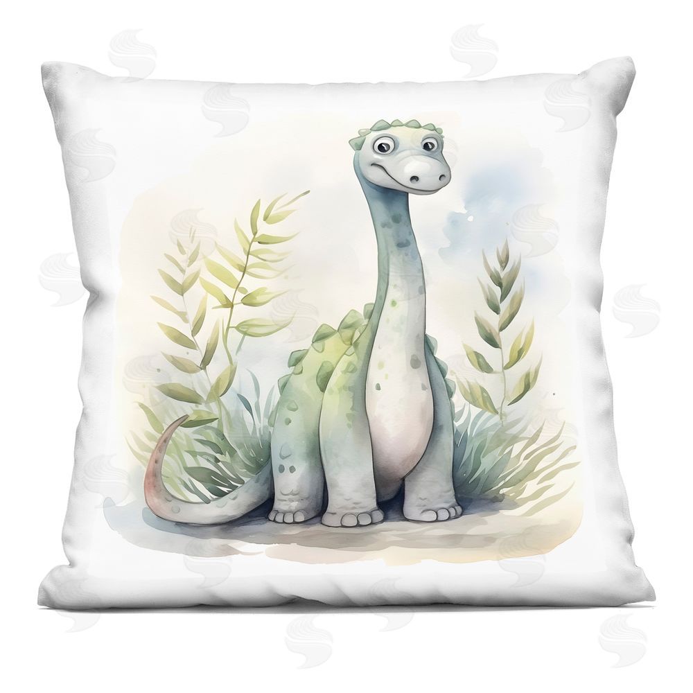 Steve Hunziker Crafty Critters Dino Printed Throw Pillow