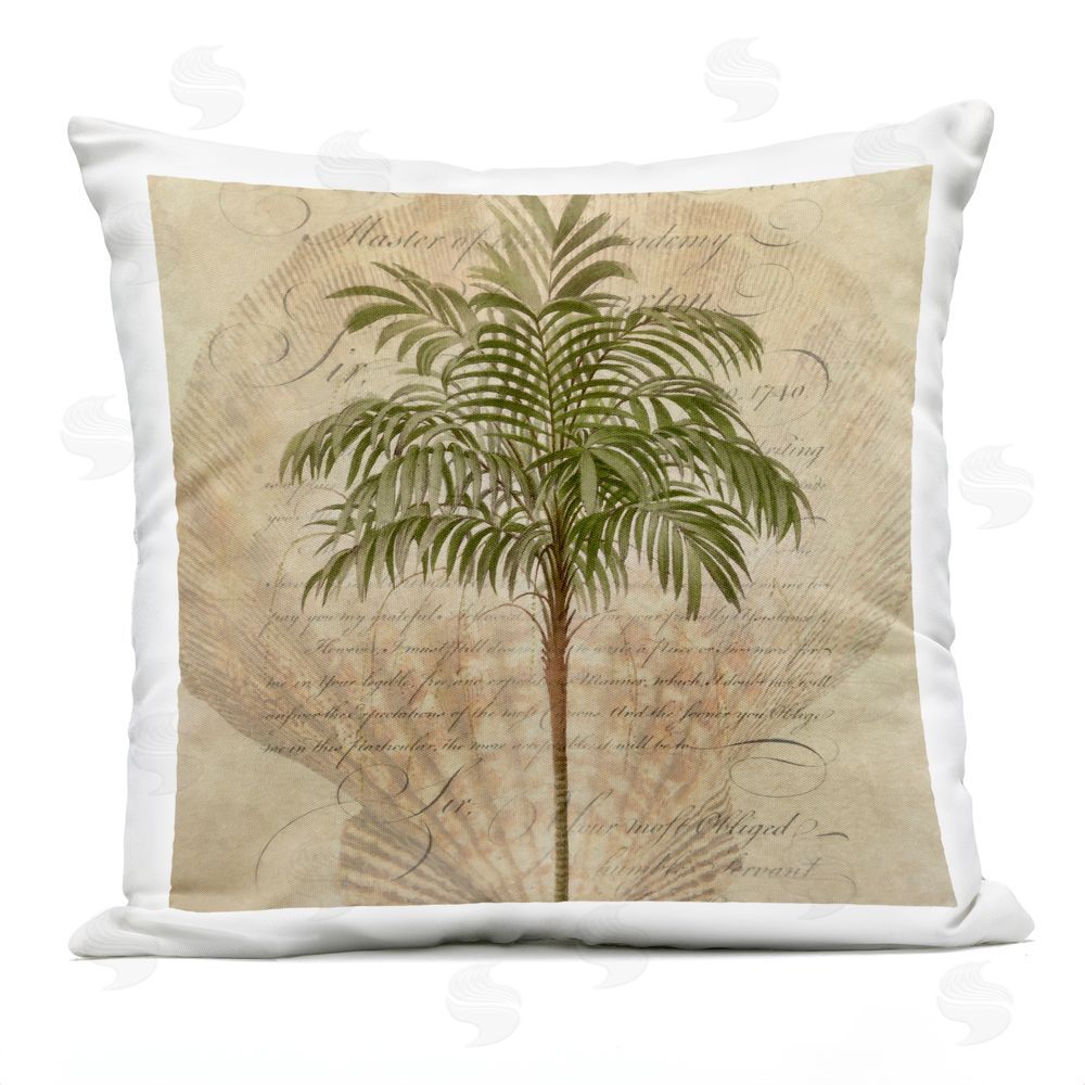 Steve Hunziker Subdued Tropics Palm Outdoor Printed Throw Pillow