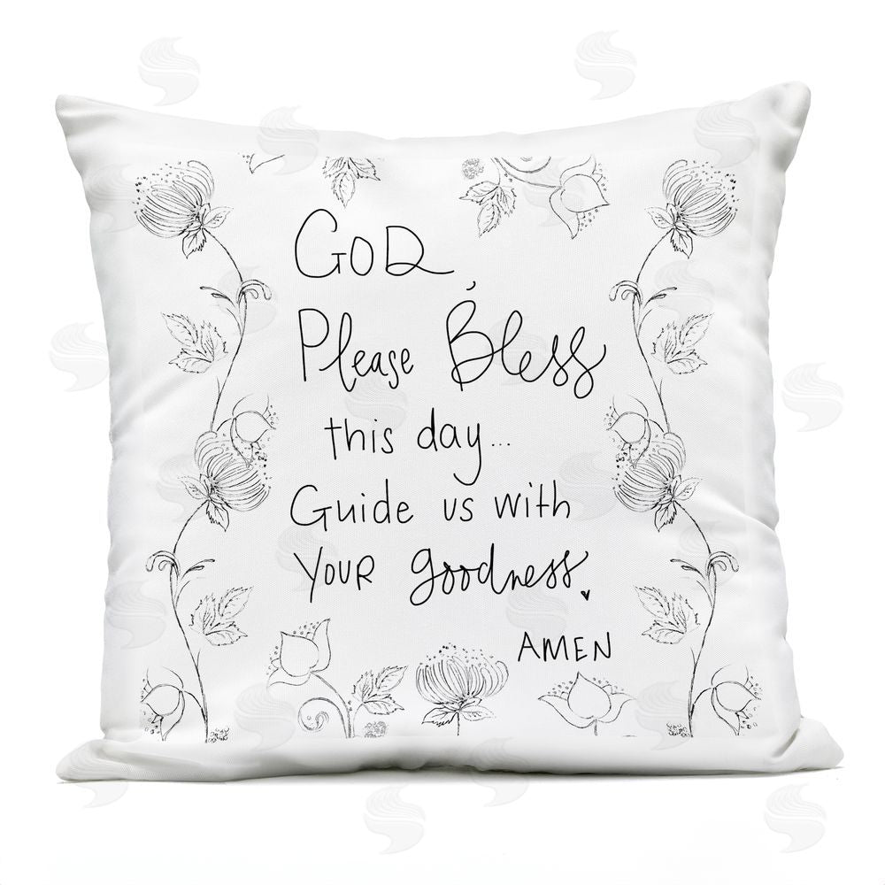 Patricia Pinto Guide Us With Your Goodness Outdoor Printed Throw Pillow