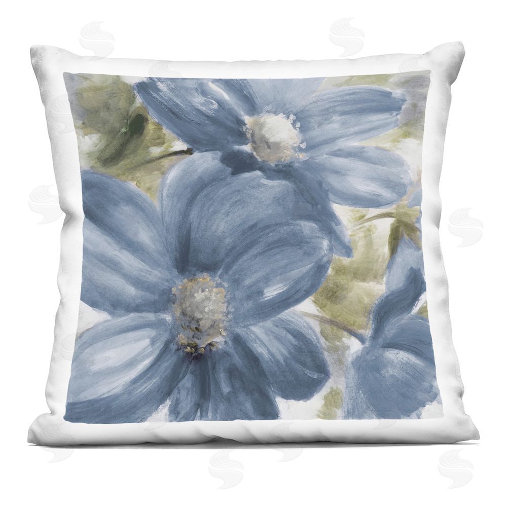 Lanie Loreth Walk In Blue Beauty Printed Throw Pillow